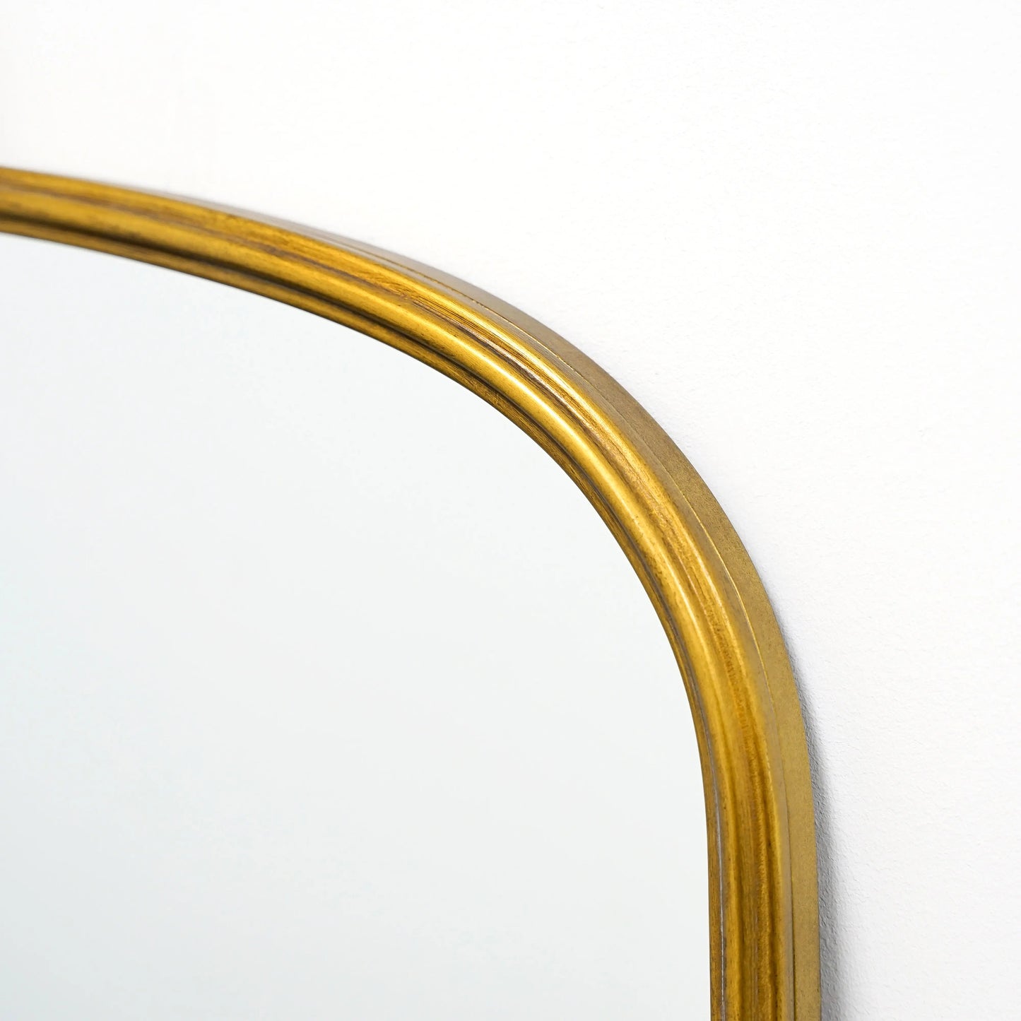 Amélia Large Format Arched Mirror – Antique Gold Metal (186 x 100 cm) Spiegel Weltt