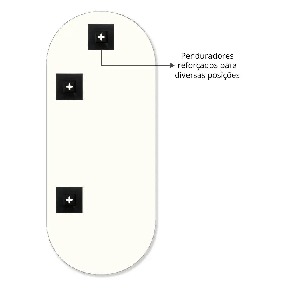 Slim Round Mirror with LED - Elegant and Modern Lighting Spiegel Weltt