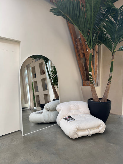 Moon Giant Mirror | Contemporary Design 200 cm x 120 cm - White Mirrorum