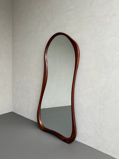 Mira Walnut Organic Wood Floor Mirror – 200 x 100 cm Mirrorum