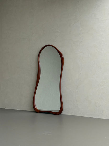 Mira Walnut Organic Wood Floor Mirror – 200 x 100 cm Mirrorum