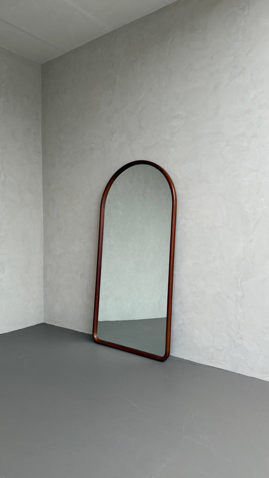 Celine Walnut – Solid Wood Arch Mirror | 200cm x 100cm Mirrorum