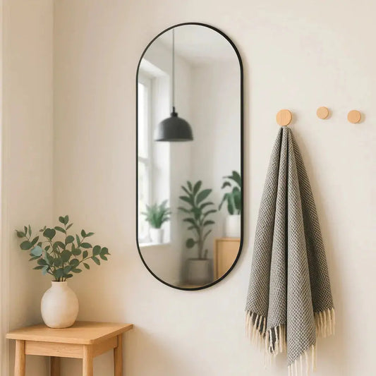 Espelho de Parede Decorativo Design Cápsula Minimalista Mirrorum